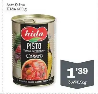 Sorli Samfaina hida oferta