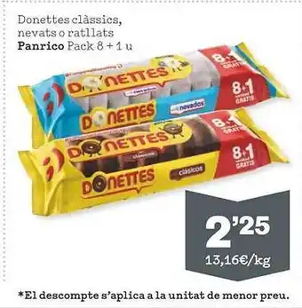 Sorli Donettes clàssics nevats o ratllats panrico oferta
