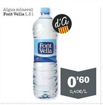 Sorli Aigua mineral font vella oferta