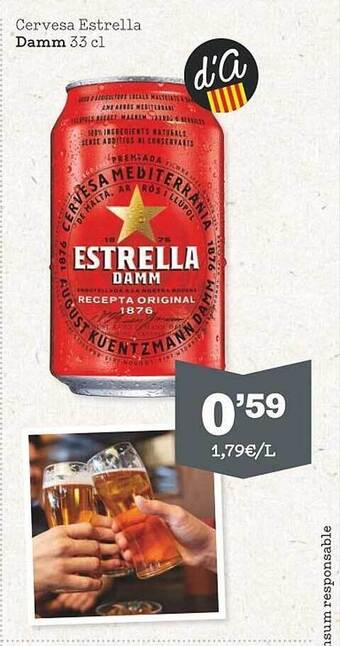 Sorli Cervesa estrella damm oferta