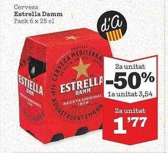 Sorli 2a unitat -50% cervesa estrella damm oferta