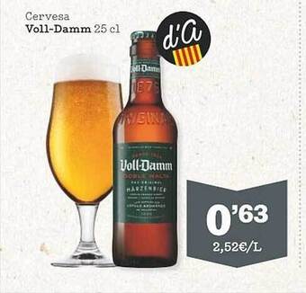 Sorli Cervesa voll-damm oferta