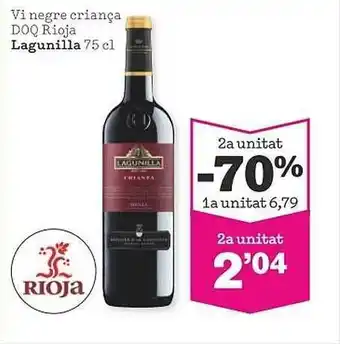Sorli 2a unitat -70% vi negre criança doq rioja lagunilla oferta