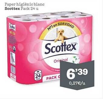 Sorli Paper higiènic blanc scottex oferta
