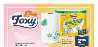Sorli Paper higiénic seda 3 capes foxy paper de cuina mega 3 decorat foxy oferta