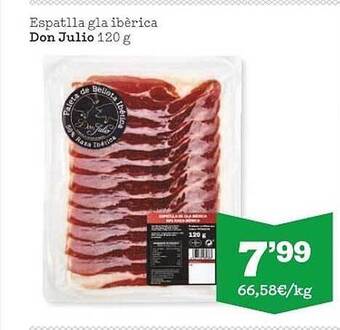 Sorli Espatlla gla ibèrica don julio oferta