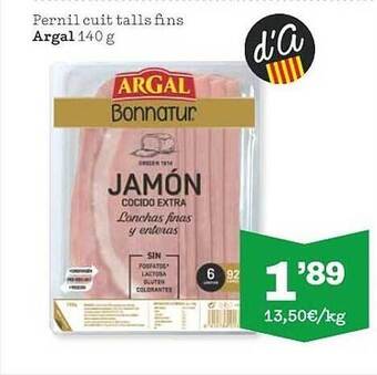 Sorli Pernil cuit talls fins argal oferta