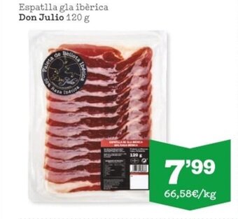 Sorli Espatlla gla ibèrica don julio oferta