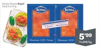Sorli Salmó fumat ROYAL pack 2 x 40 g oferta
