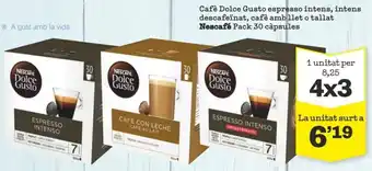 Sorli Café dolce gusto espresso intens NESCAFÉ oferta