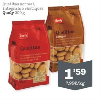 Sorli Quelitas normal, integrals o rústiques QUELY 200 g oferta