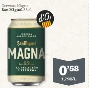 Sorli Cervesa magna SAN MIGUEL 33 cl oferta