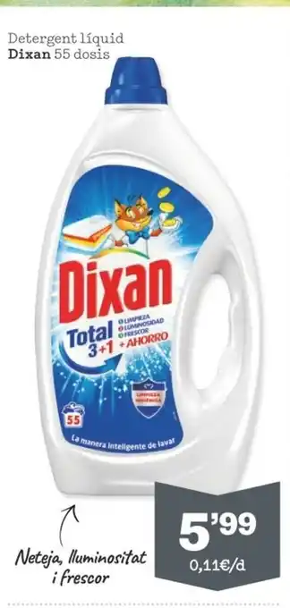 Sorli Detergent Liquid Dixan 55 Dosis oferta