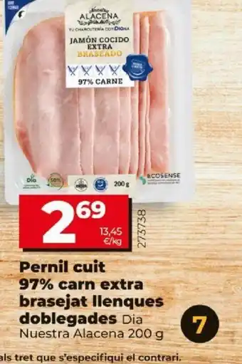 Dia Pernil Cuit 97% Carn Extra Brasejat Ilenques Doblegades oferta