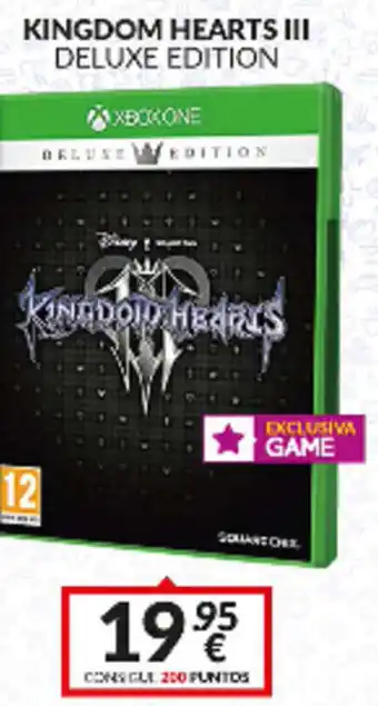 Game Kingdom Hearts III Deluxe Edition oferta