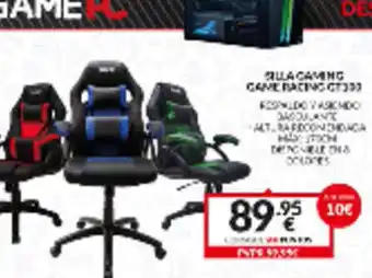 Game Silla Gaming Game Racing GT300 oferta