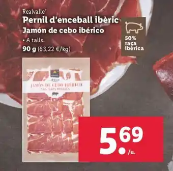 Lidl Pernil D'Enceball Ibèric Jamon De Cebo Iberico oferta