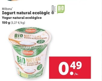 Lidl Iogurt Natural Ecologic oferta