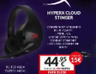 Game Hyperx Cloud Stinger oferta