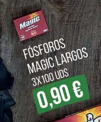 Alimerka Fósforos Magic Largos 3x100uds oferta
