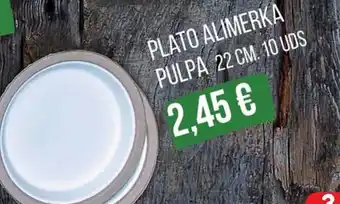 Alimerka Plato Alimerika Pulpa 22cm oferta