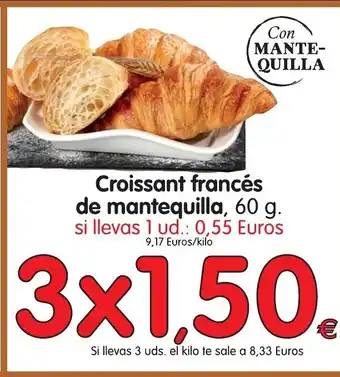 Alimerka Croissant francès de mantequilla 60 g oferta