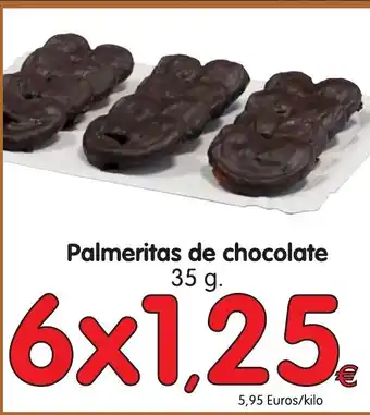 Alimerka Palmeritas de chocolate oferta