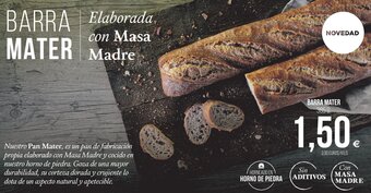 Alimerka Barra Mater Elaborada con Masa Madre oferta