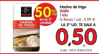 Alimerka Gallo Harina de trigo 1 kilo oferta