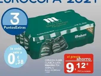 Supermercados La Despensa Mahou Cerveza Rubia Clasica Lata 330ml oferta