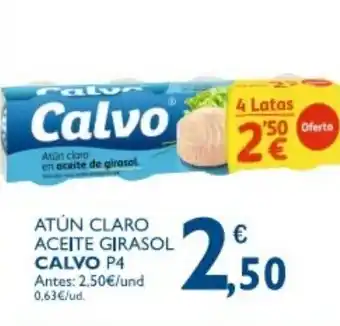 Supermercados La Despensa Calvo Atún Claro Aceite Girasol P4 oferta