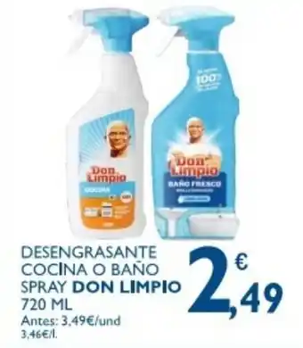 Supermercados La Despensa Don Limpio Desengrasante Cocina O Baño Spray 720ml oferta