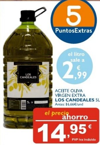 Supermercados La Despensa Los Candeales Aceite Oliva Virgen Extra oferta