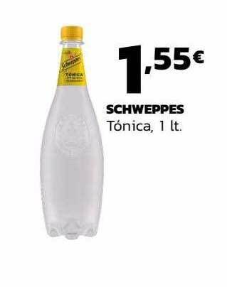Supermercados Lupa Schweppes tónica oferta