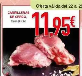Masymas Carrilleras de cerdo oferta