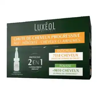 Luxeol protocole 2 in 1 caída cabello progressive 14amp