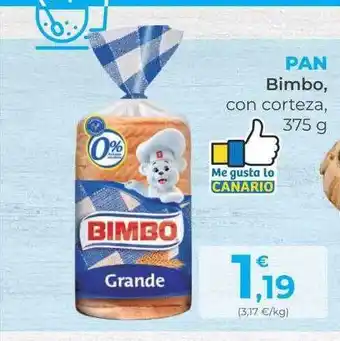 SPAR Gran Canaria Pan bimbo con corteza oferta