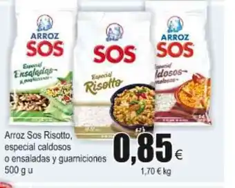 FROIZ Arroz Sos Risotto, especial caldosos o ensaladas y guamiciones 500g u oferta