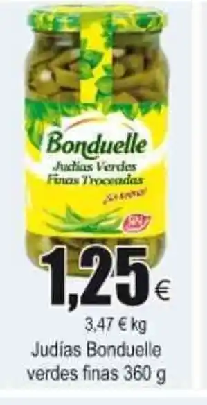 FROIZ Bonduelle Judias verdes finas 360g oferta