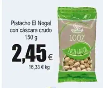 FROIZ El Nogal Pistacho con cáscara crudo 150g oferta