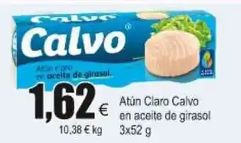 FROIZ Calvo Atún Claro Calvo en aceite de girasol 3x52g oferta