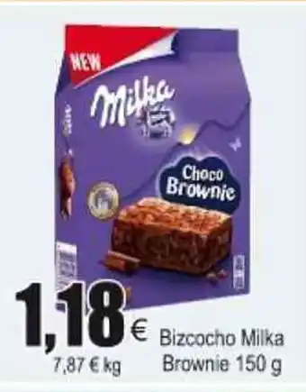 FROIZ Milka Bizcocho Brownie 150g oferta
