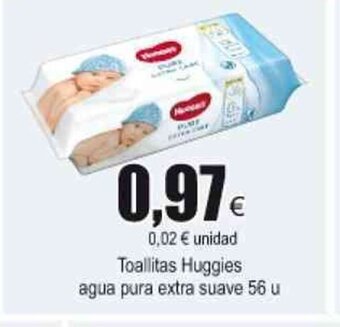 FROIZ Huggies Toallitas agua pura extra suave 56 u oferta