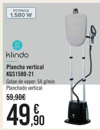 Carrefour Klindo plancha vertical kgs1580-21 oferta