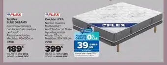 Carrefour Tapiflex blue dreams colchón lyra flex oferta