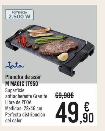 Carrefour Plancha de asar m magic jt950 oferta