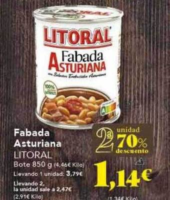 Gadis 2a unidad 70% descuento fabada asturiana litoral oferta