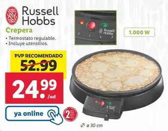 Lidl Russell hobbs crepera oferta