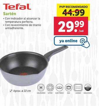 Lidl Tefal sartén oferta