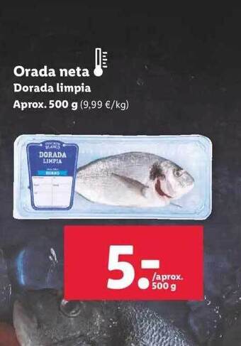 Lidl Dorada limpia oferta